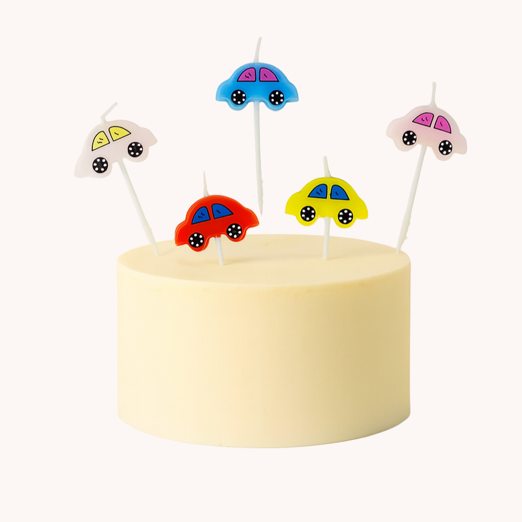 5pcs Racing Car Candles