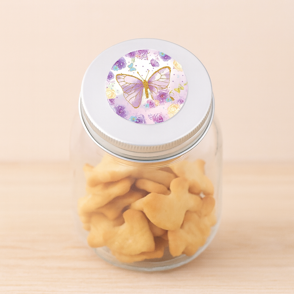 500pcs Butterfly Stickers