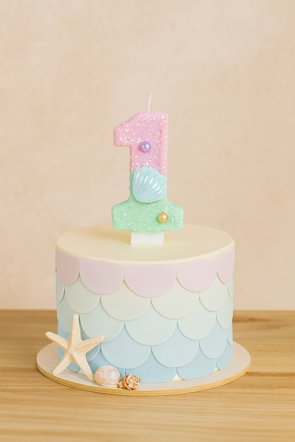 Ocean Mermaid Number Candles