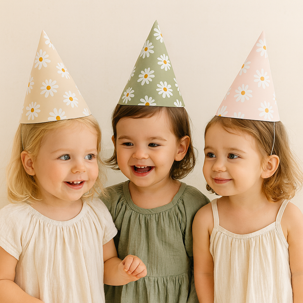 6pcs Daisy Party Hats