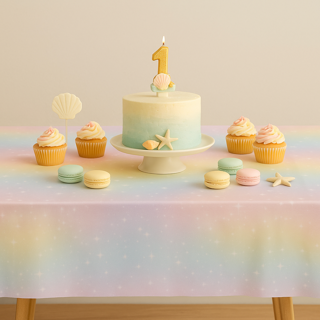 Rainbow Unicorn Tablecloth