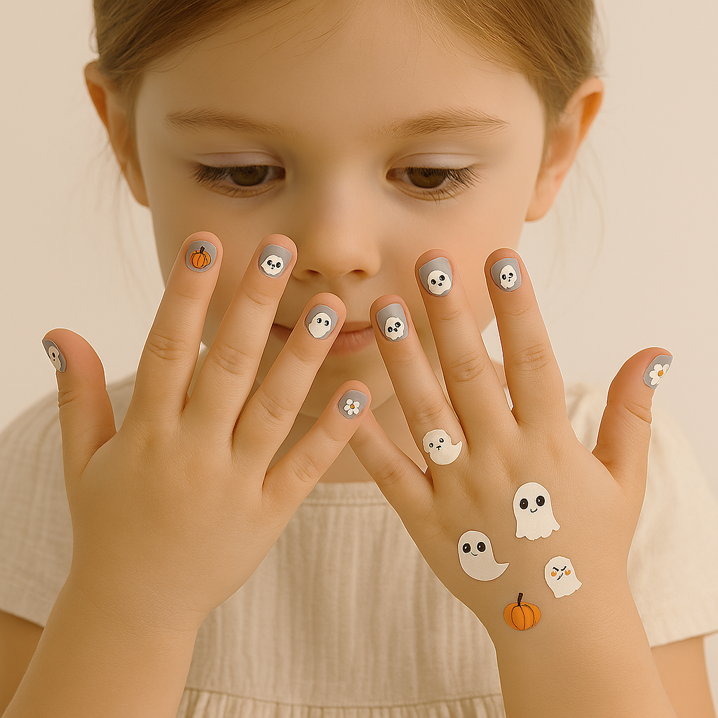 5D Embossed Halloween Nail Art Sticker