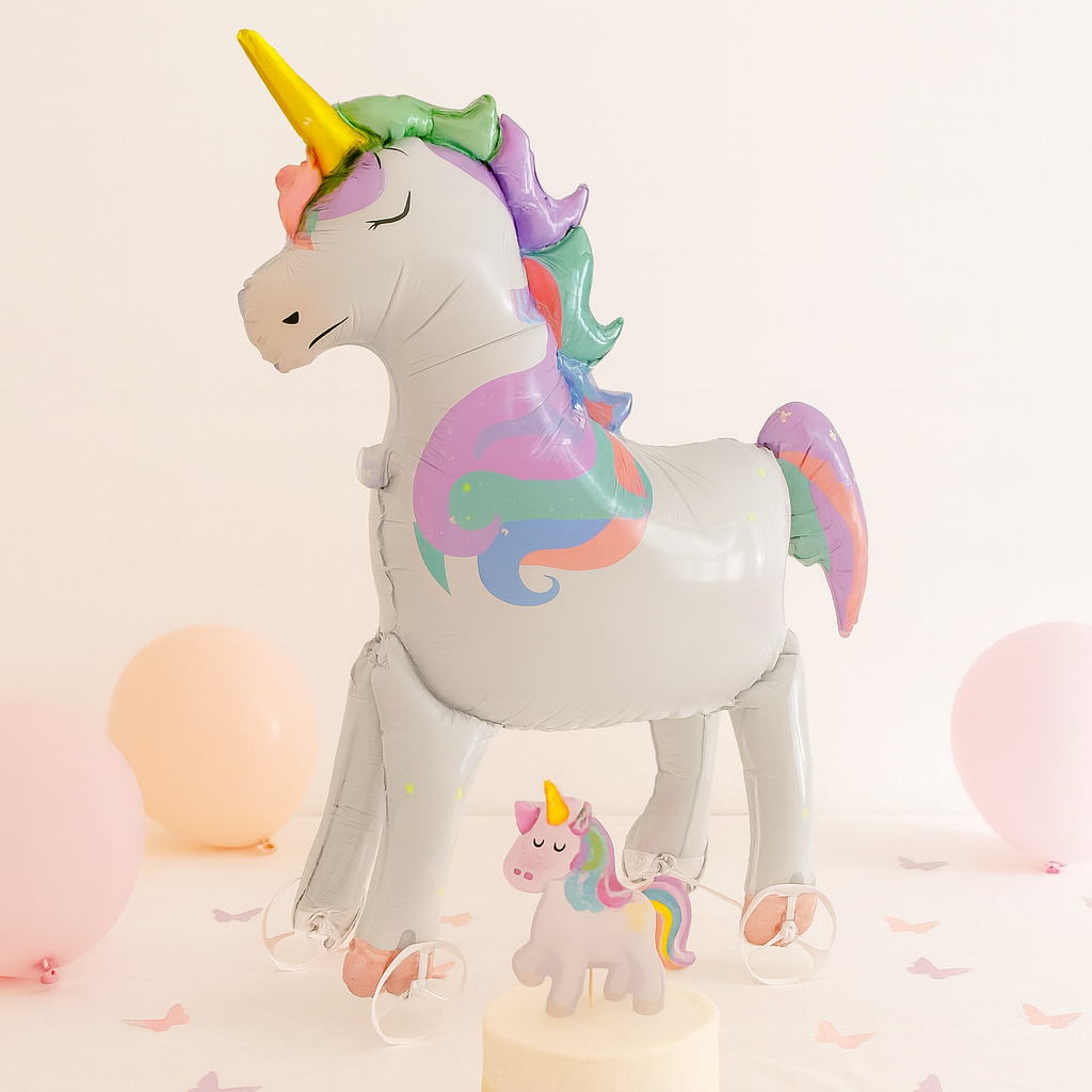 Rainbow Unicorn Balloon
